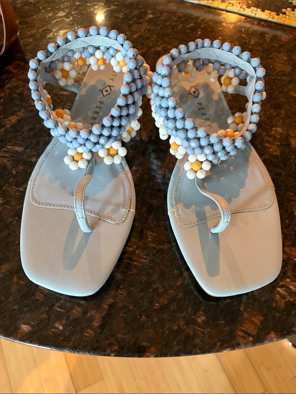 Katy Perry Daisy Bead sandals